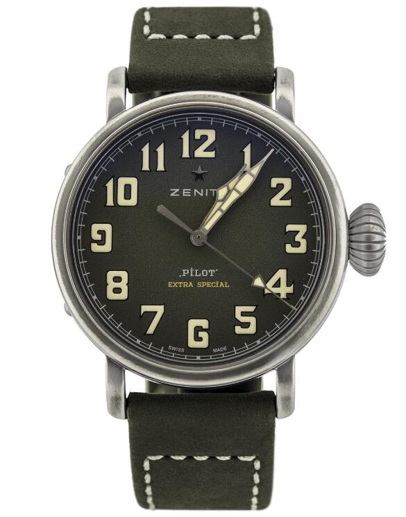 Replica Watch Zenith Pilot Montre d'Aeronef Type 20 Extra Special 11.1943.679/63.C800 Steel - leather Bracelet Replica Watch Zenith Pilot Montre d'Aeronef Type 20 Extra Special 11.1943.679/63.C800 Steel - leather Bracelet
